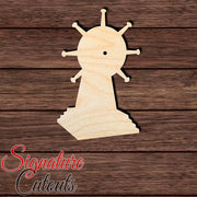 Helm 004 Shape Cutout in Wood, Acrylic or Acrylic Mirror - Signature Cutouts