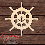 Helm 005 Shape Cutout in Wood, Acrylic or Acrylic Mirror - Signature Cutouts