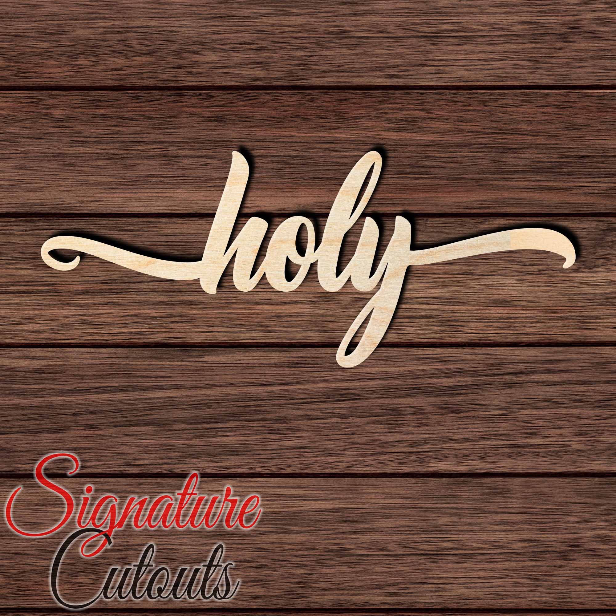 Holy Script 001 Shape Cutout – Signature Custom Works