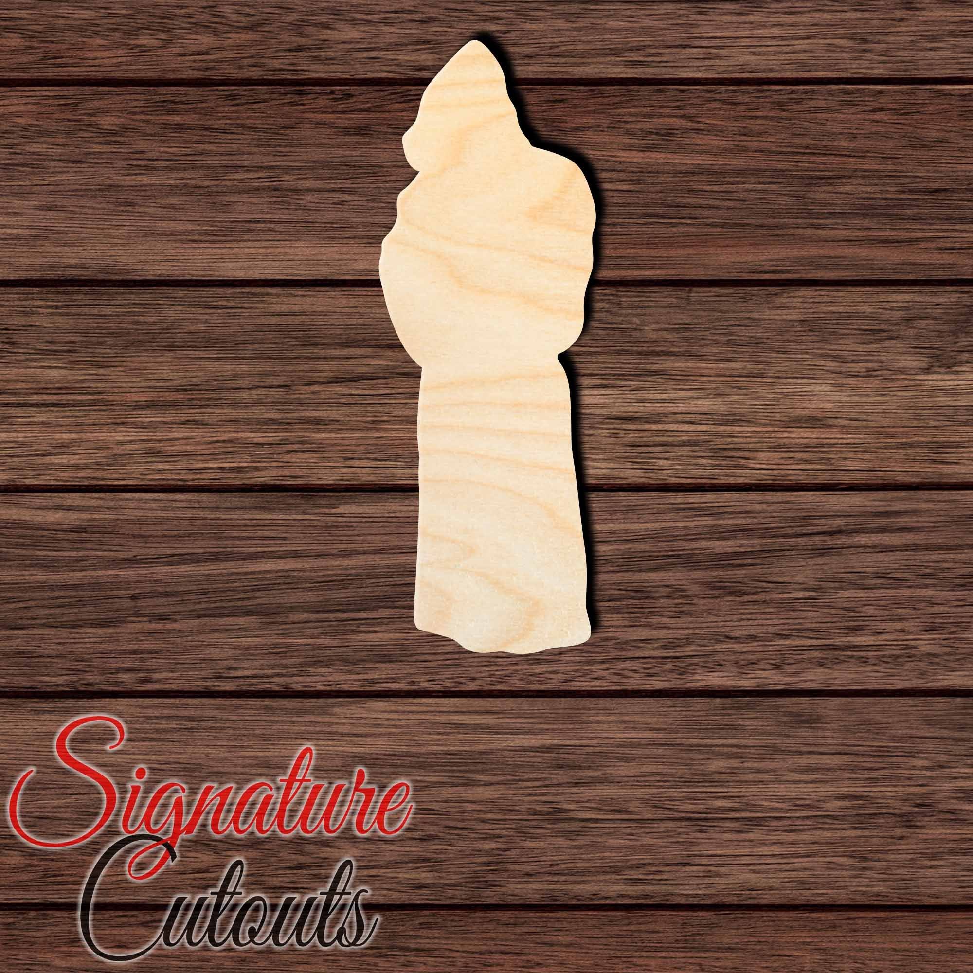 Hooded Monk 001 Shape Cutout - Signature Cutouts