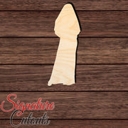 Hooded Monk 002 Shape Cutout - Signature Cutouts