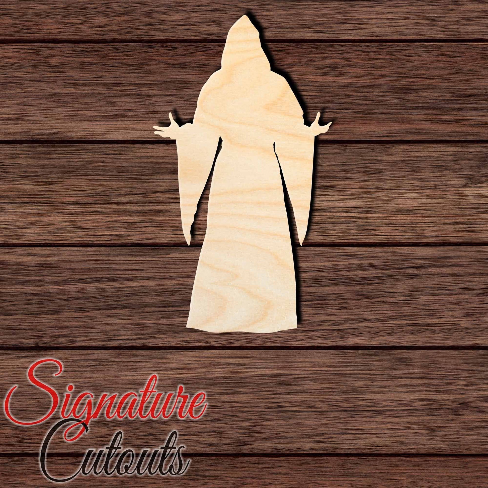 Hooded Monk 003 Shape Cutout - Signature Cutouts