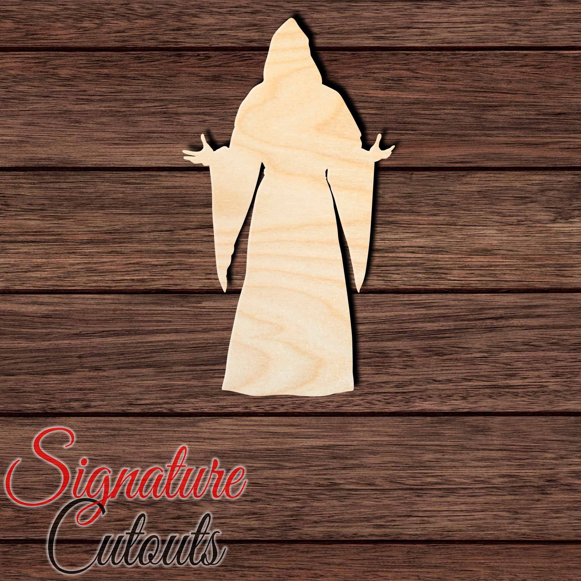 Hooded Monk 003 Shape Cutout - Signature Cutouts