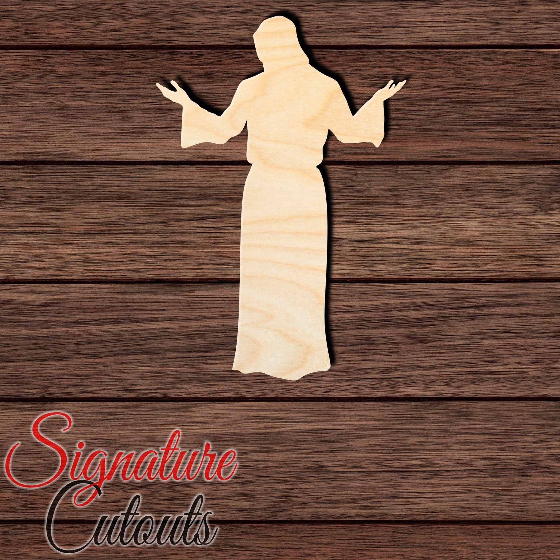 Hooded Monk 004 Shape Cutout - Signature Cutouts