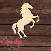 Horse 001 Shape Cutout in Wood, Acrylic or Acrylic Mirror - Signature Cutouts