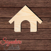 House 001 Shape Cutout in Wood, Acrylic or Acrylic Mirror - Signature Cutouts