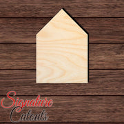 House 004 Shape Cutout in Wood, Acrylic or Acrylic Mirror - Signature Cutouts