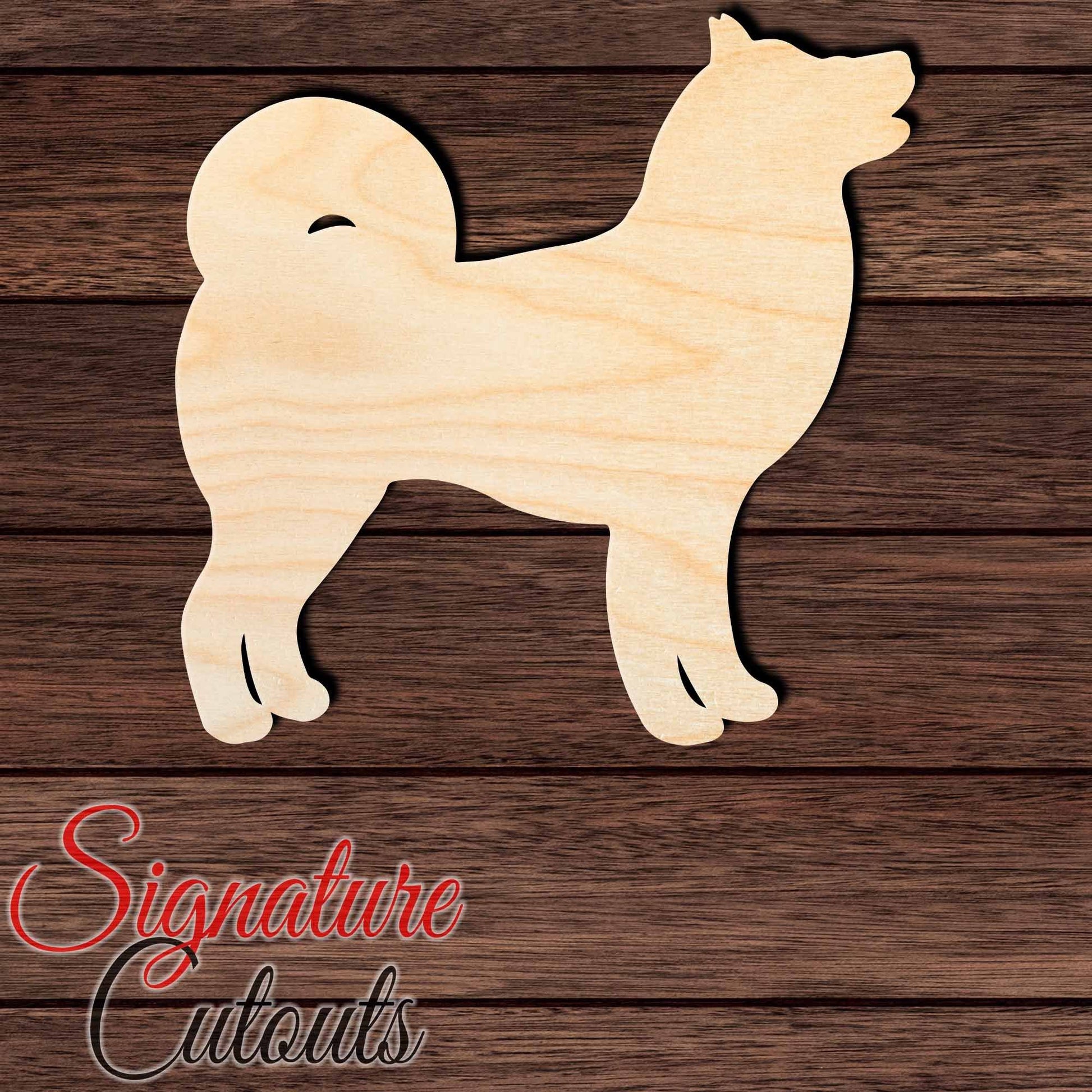 Huskita Shape Cutout in Wood, Acrylic or Acrylic Mirror - Signature Cutouts