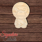 Hypebeast Baby Ape 001 Shape Cutout in Wood, Acrylic or Acrylic Mirror Craft Shapes & Bases Signature Cutouts 