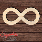 Infinity Symbol 001 Shape Cutout in Wood, Acrylic or Acrylic Mirror - Signature Cutouts