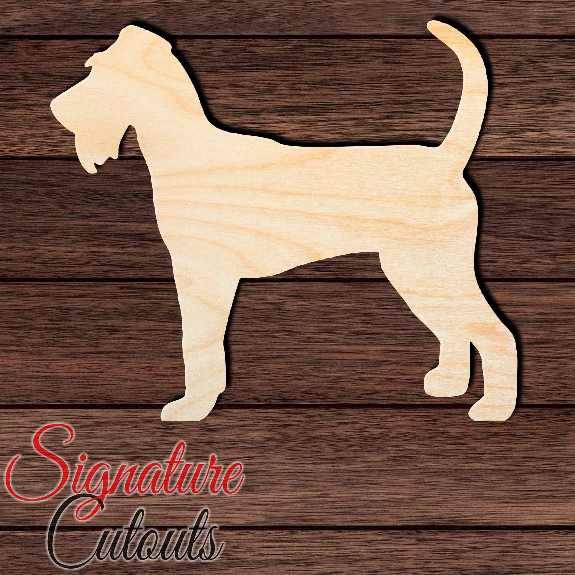 Irish Terrier Shape Cutout in Wood, Acrylic or Acrylic Mirror - Signature Cutouts