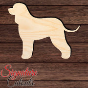 Irish Water Spaniel Shape Cutout in Wood, Acrylic or Acrylic Mirror - Signature Cutouts