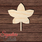 Ivy 001 Shape Cutout in Wood, Acrylic or Acrylic Mirror - Signature Cutouts