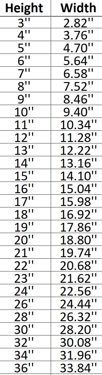 Ivy 001 Shape Cutout in Wood, Acrylic or Acrylic Mirror - Signature Cutouts