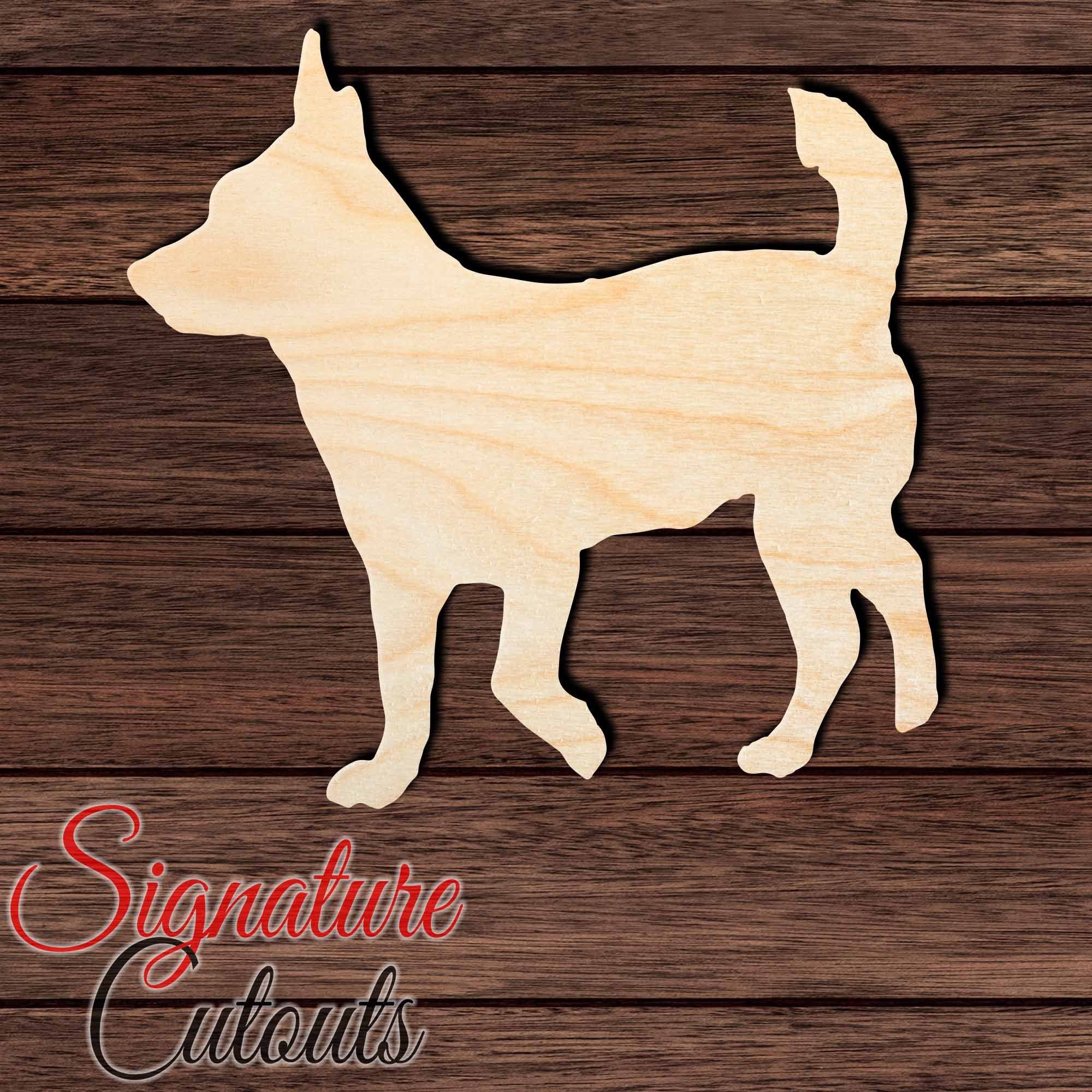 Jack Chi Shape Cutout in Wood, Acrylic or Acrylic Mirror - Signature Cutouts