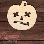 Jack O' Lantern 017 Shape Cutout in Wood, Acrylic or Acrylic Mirror - Signature Cutouts