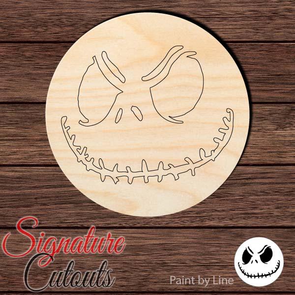 Jack Skellington 001 Shape Cutout - Paint by Line - Signature Cutouts