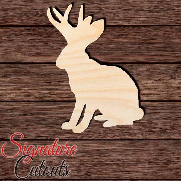 Jackalope 001 Shape Cutout - Signature Cutouts