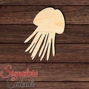 Jellyfish 001 Shape Cutout in Wood, Acrylic or Acrylic Mirror - Signature Cutouts