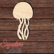 Jellyfish 010 Shape Cutout in Wood, Acrylic or Acrylic Mirror - Signature Cutouts