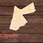 Jordan Shape Cutout in Wood, Acrylic or Acrylic Mirror - Signature Cutouts