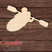 Kayak 005 Shape Cutout in Wood, Acrylic or Acrylic Mirror - Signature Cutouts