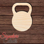 Kettlebell 001 Shape Cutout in Wood, Acrylic or Acrylic Mirror - Signature Cutouts