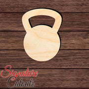 Kettlebell 002 Shape Cutout in Wood, Acrylic or Acrylic Mirror - Signature Cutouts
