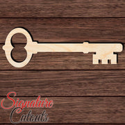 Key 001 Shape Cutout in Wood, Acrylic or Acrylic Mirror - Signature Cutouts
