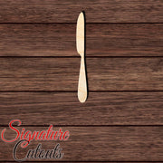 Knife 001 Shape Cutout in Wood, Acrylic or Acrylic Mirror - Signature Cutouts