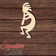 Kokopelli 001 Shape Cutout in Wood, Acrylic or Acrylic Mirror - Signature Cutouts