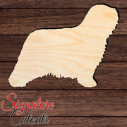Komondor Shape Cutout in Wood, Acrylic or Acrylic Mirror - Signature Cutouts