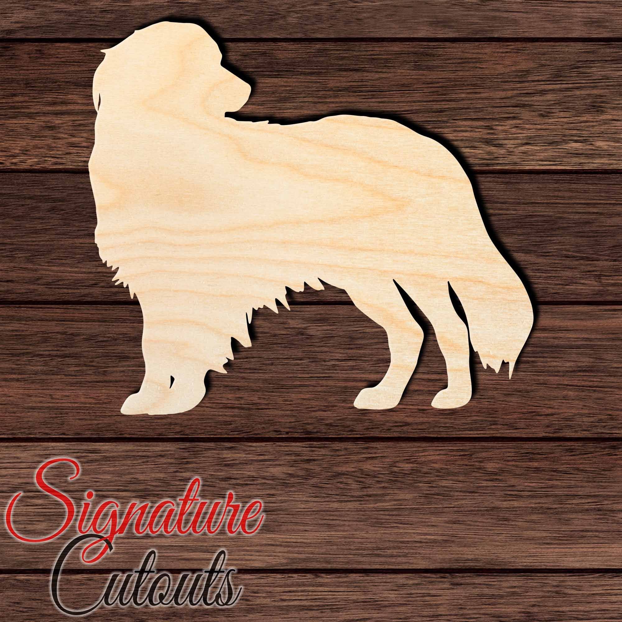 Kooikerhondje Shape Cutout in Wood, Acrylic or Acrylic Mirror - Signature Cutouts