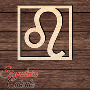 Leo 002 Shape Cutout in Wood, Acrylic or Acrylic Mirror - Signature Cutouts