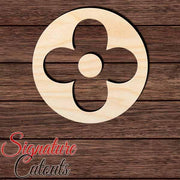 LV Designer Logo 002 Shape Cutout in Wood, Acrylic or Acrylic Mirror - Signature Cutouts