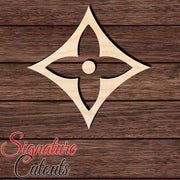LV Designer Logo 003 Shape Cutout in Wood, Acrylic or Acrylic Mirror - Signature Cutouts