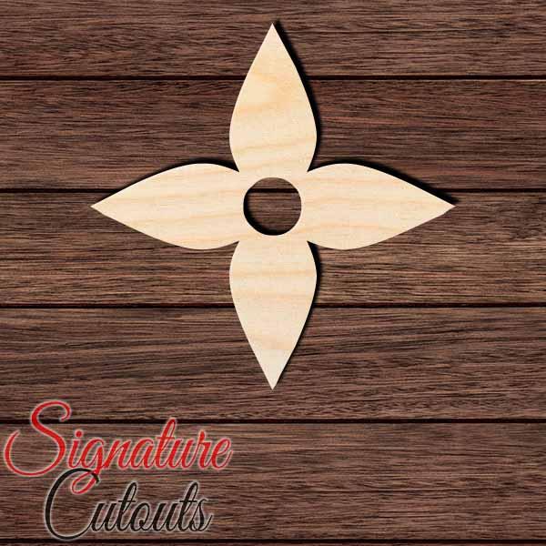 LV Designer Logo 004 Shape Cutout in Wood, Acrylic or Acrylic Mirror - Signature Cutouts