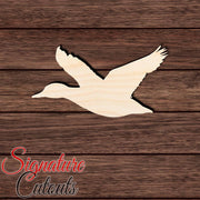 Mallard Duck 001 Shape Cutout in Wood, Acrylic or Acrylic Mirror - Signature Cutouts