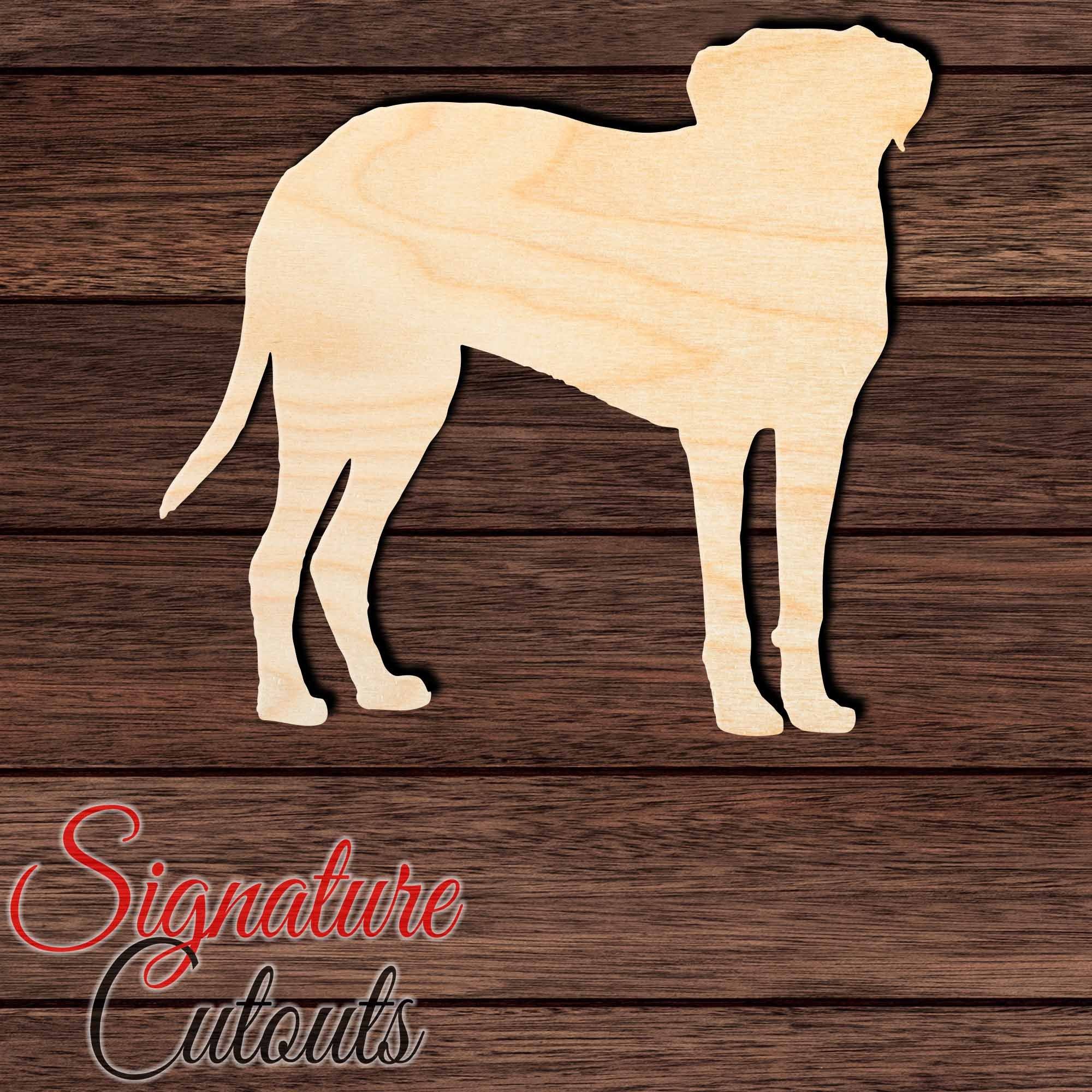 Mastador Shape Cutout in Wood, Acrylic or Acrylic Mirror - Signature Cutouts