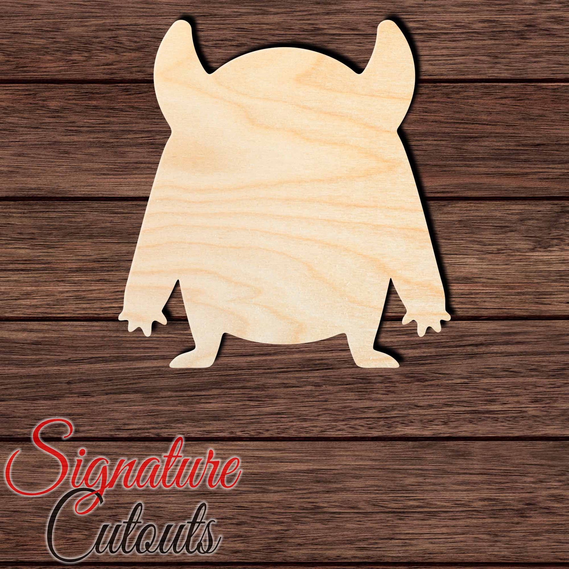 Monster 002 Shape Cutout Craft Shapes & Bases Signature Cutouts 