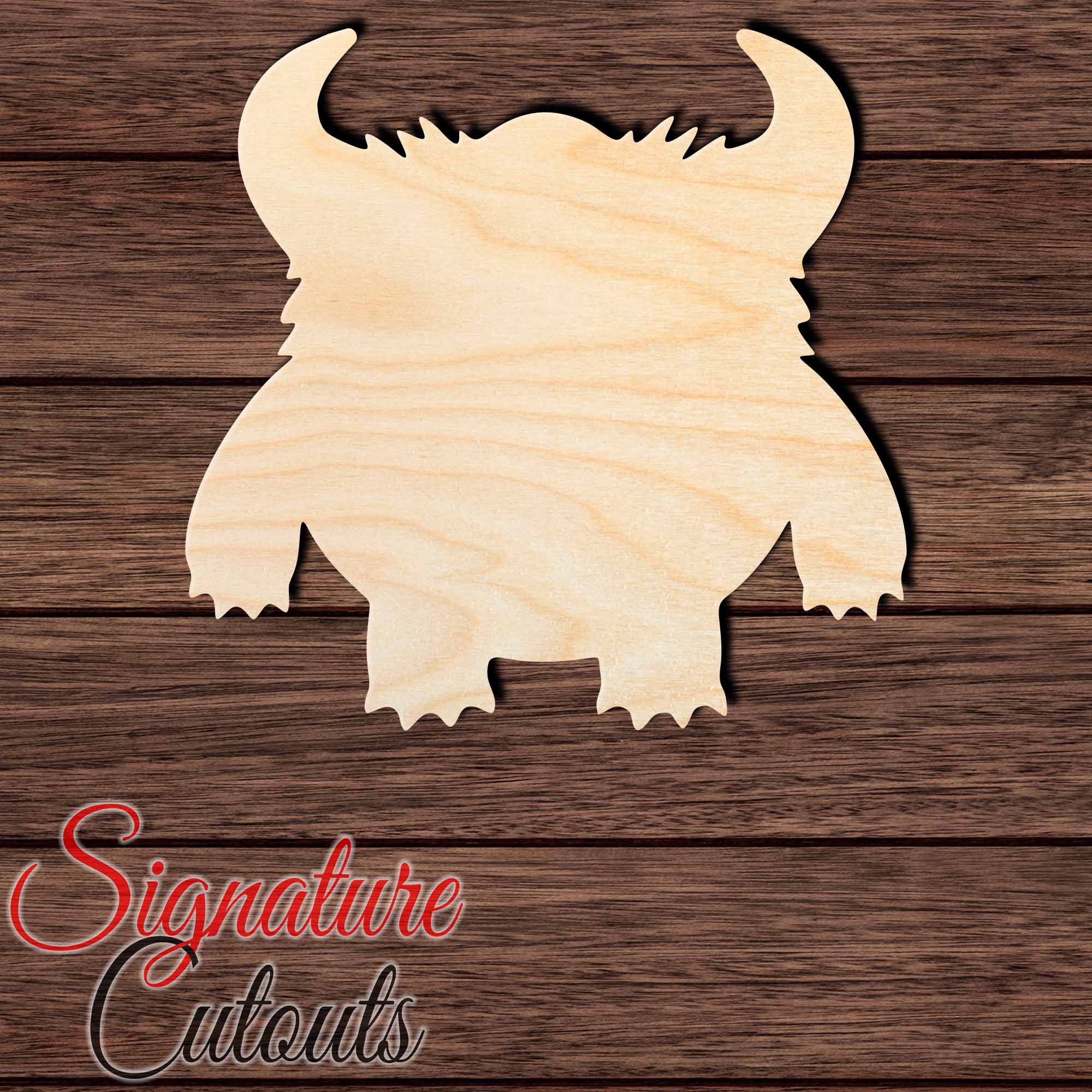 Monster 003 Shape Cutout Craft Shapes & Bases Signature Cutouts 