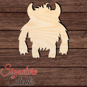 Monster 004 Shape Cutout Craft Shapes & Bases Signature Cutouts 