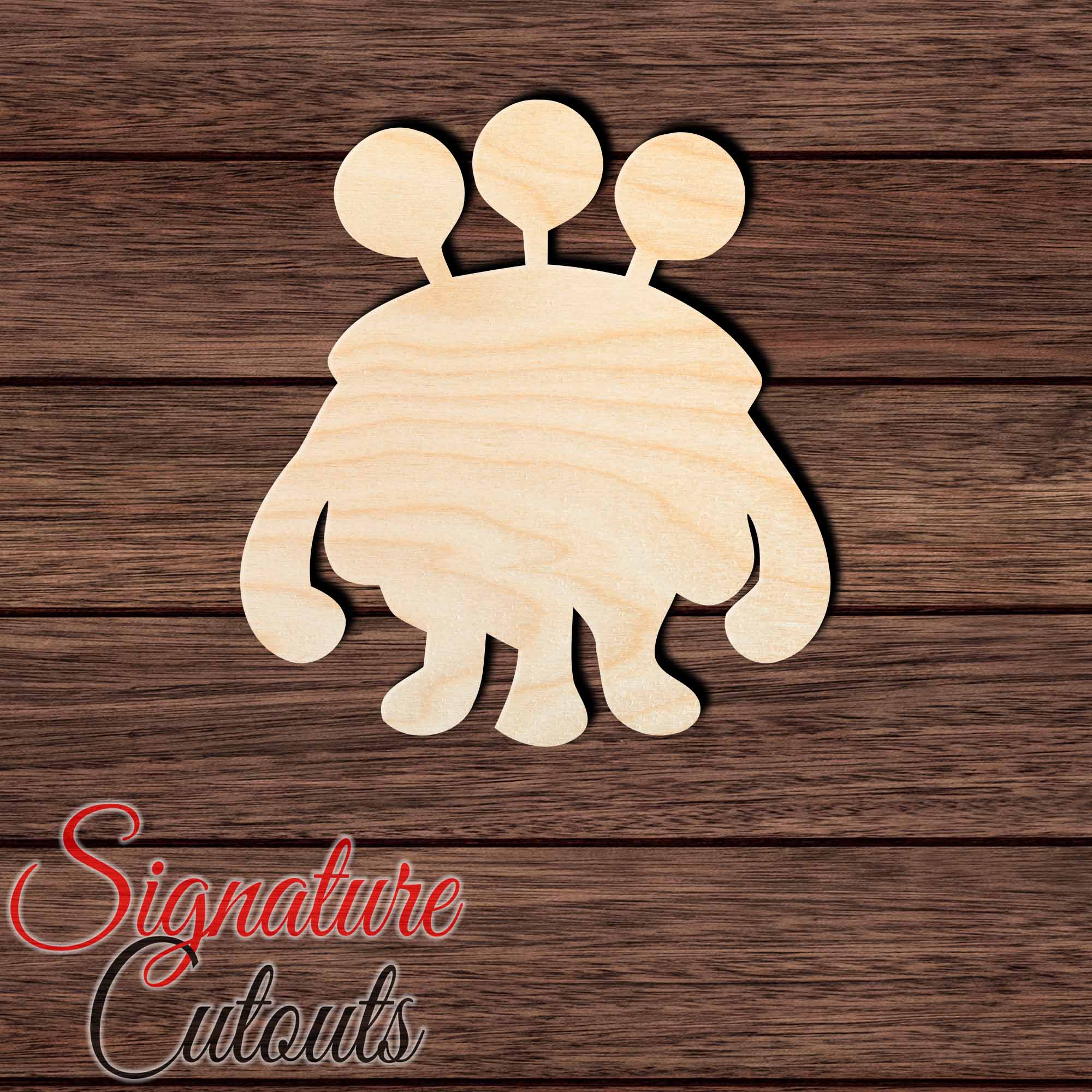 Monster 009 Shape Cutout Craft Shapes & Bases Signature Cutouts 