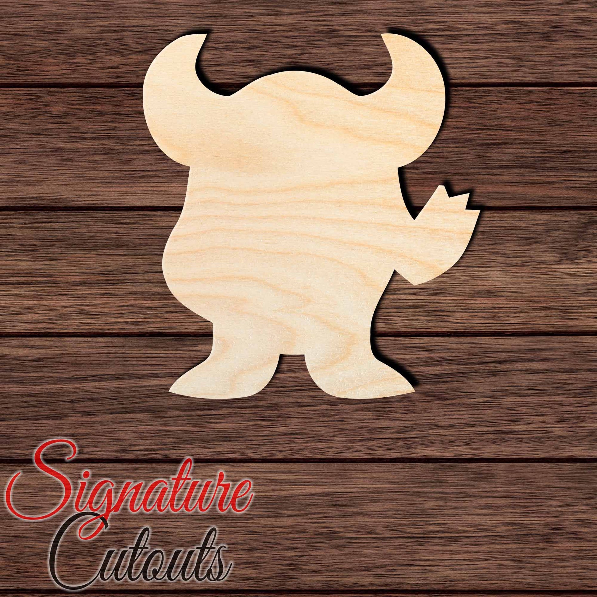 Monster 012 Shape Cutout Craft Shapes & Bases Signature Cutouts 