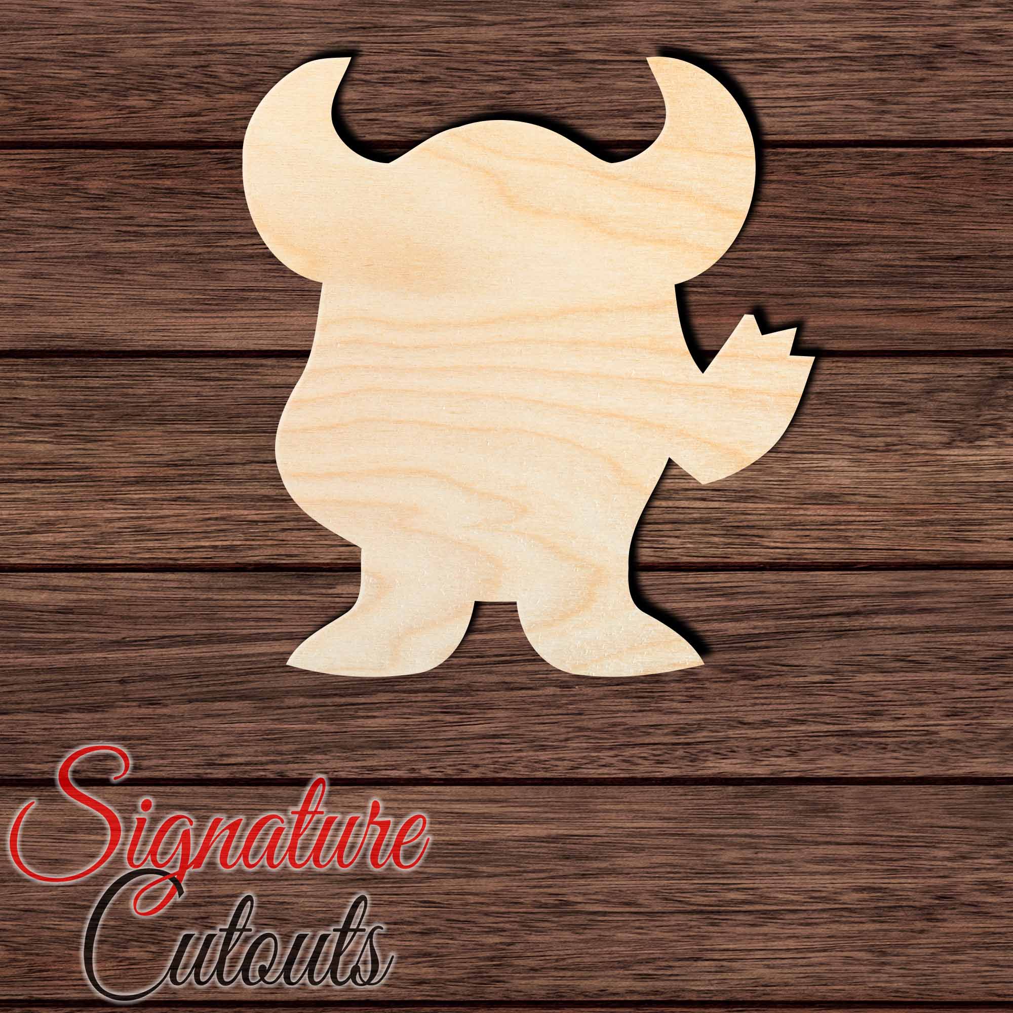 Monster 012 Shape Cutout Craft Shapes & Bases Signature Cutouts 