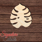 Monstera Leaf 005 Shape Cutout in Wood, Acrylic or Acrylic Mirror - Signature Cutouts
