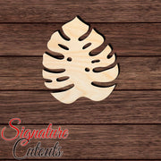 Monstera Leaf 009 Shape Cutout in Wood, Acrylic or Acrylic Mirror - Signature Cutouts