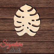 Monstera Leaf 010 Shape Cutout in Wood, Acrylic or Acrylic Mirror - Signature Cutouts