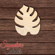 Monstera Leaf 013 Shape Cutout in Wood, Acrylic or Acrylic Mirror - Signature Cutouts