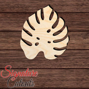 Monstera Leaf 014 Shape Cutout in Wood, Acrylic or Acrylic Mirror - Signature Cutouts